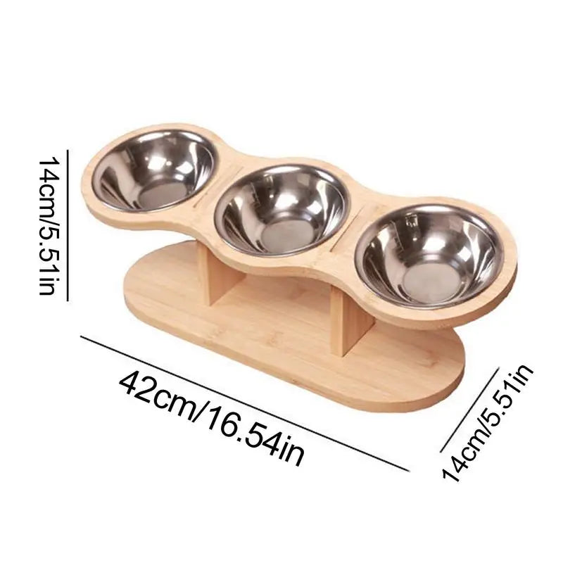 Elevated Pet Bowls For Food & Water - Abigeso mercato 