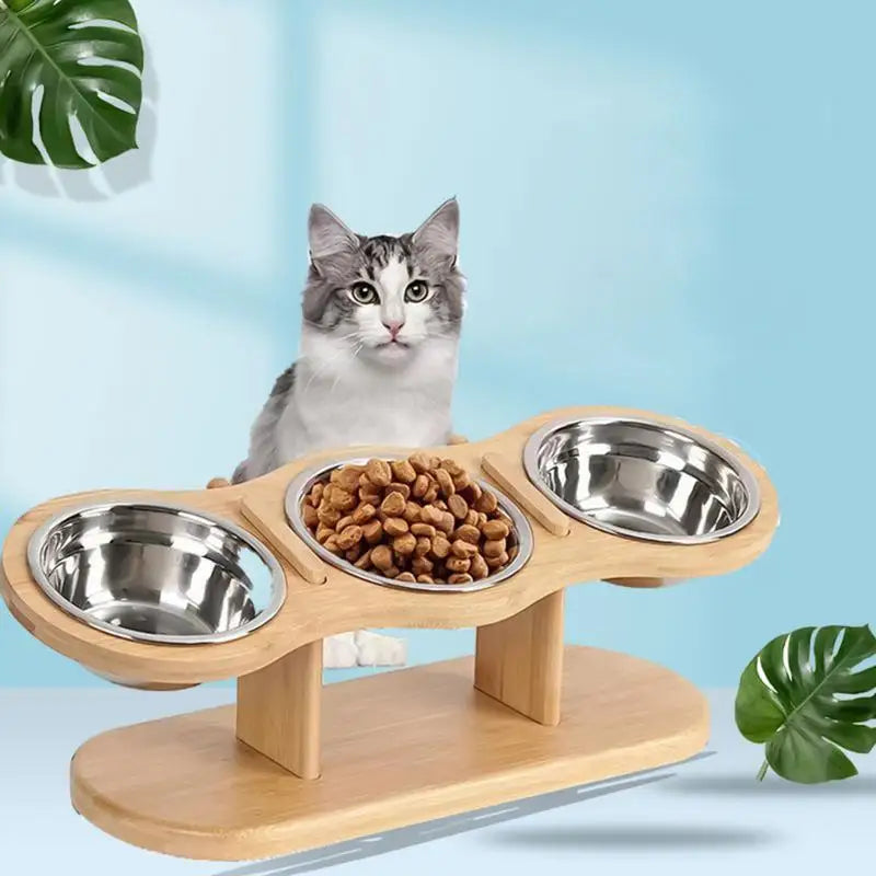 Elevated Pet Bowls For Food & Water - Abigeso mercato 