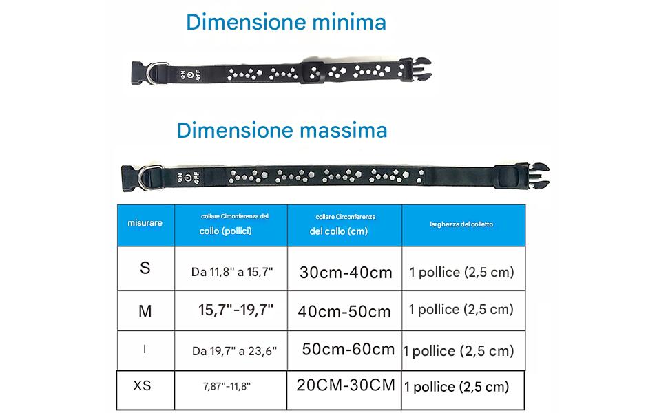 Pet LED Luminous Collar - Abigeso mercato 