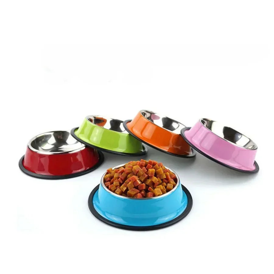 Stainless Steel Dog & Cat Bowl - Abigeso mercato 