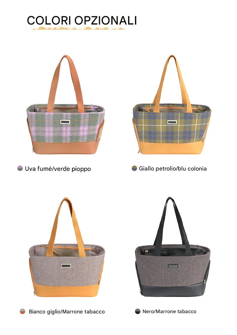 Travel Bags - Hand Carrying Wool Fabric - Abigeso mercato 