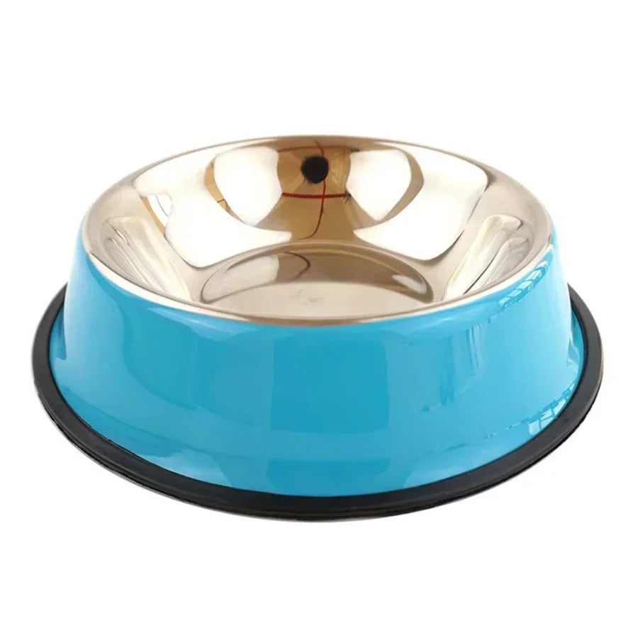 Stainless Steel Dog & Cat Bowl - Abigeso mercato 