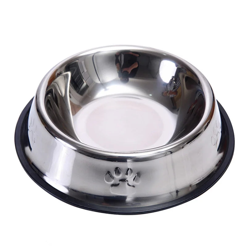 Durable Stainless Steel Dog Bowl - Abigeso mercato 