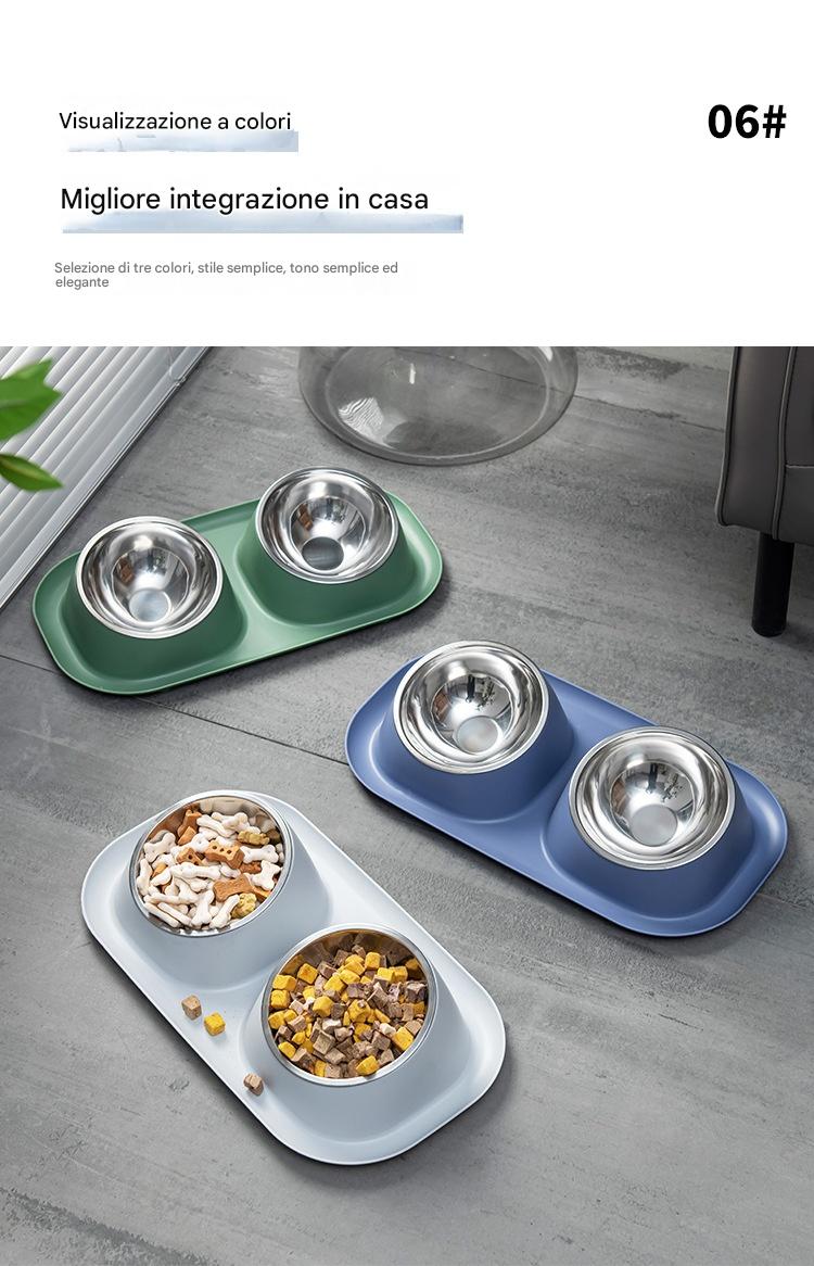 Premium Stainless Steel Pet Bowl - Abigeso mercato 