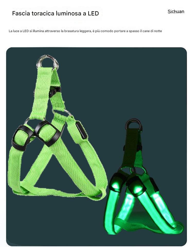 Adjustable LED Dog Harness - Abigeso mercato 