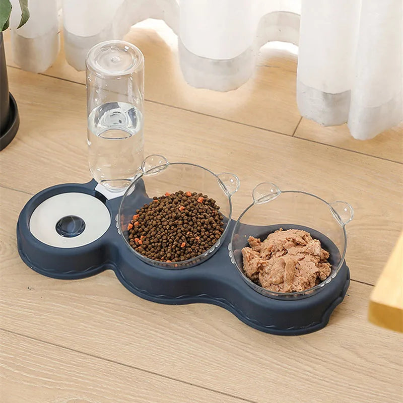 Best Pet Feeder Plastic 3-in-1 - Abigeso mercato 