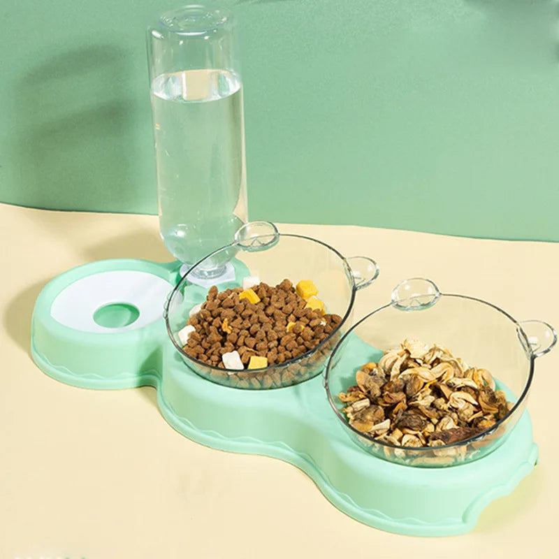 Best Pet Feeder Plastic 3-in-1 - Abigeso mercato 